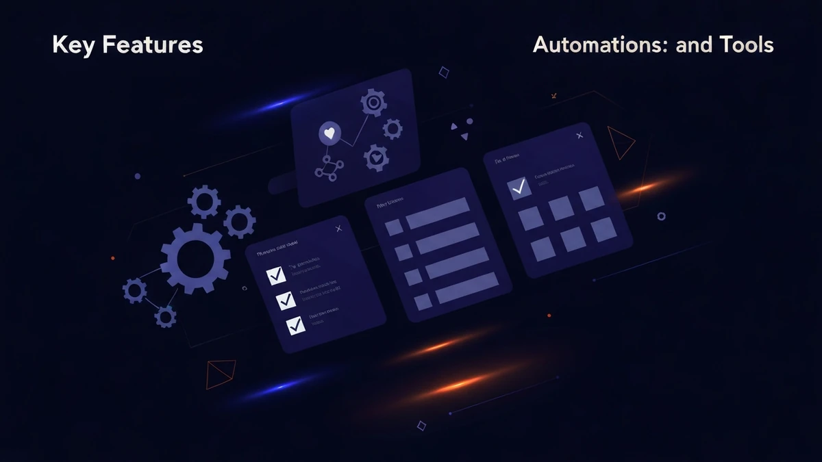 Features comparison for best automation tools