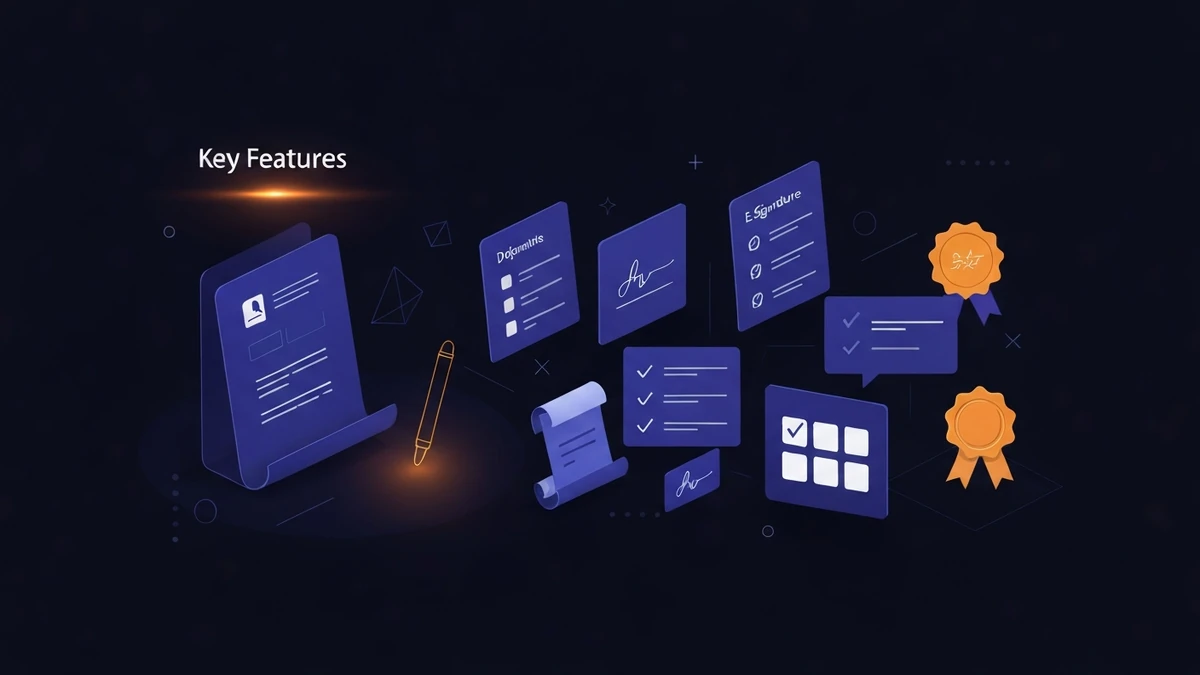 Features comparison for e-signature software