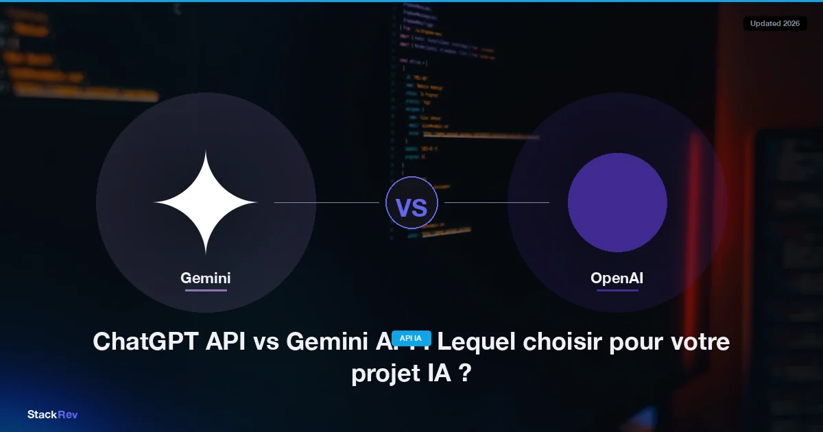 ChatGPT API vs Gemini API : Lequel choisir pour votre projet IA ?