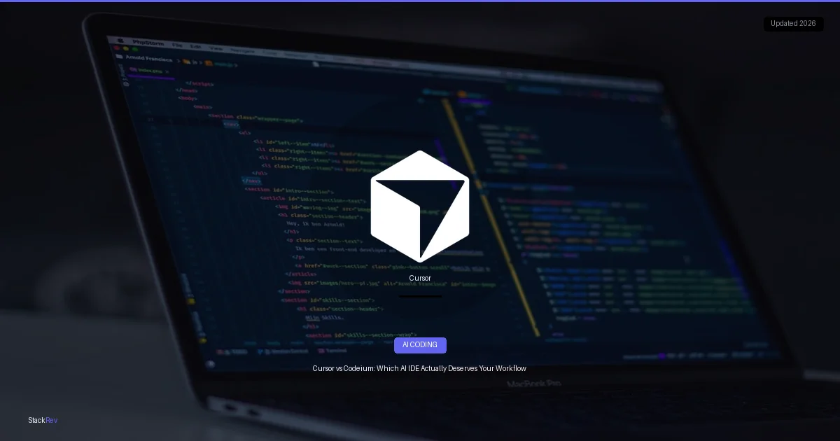 Cursor vs Codeium : Lequel choisir pour coder en 2026 ?