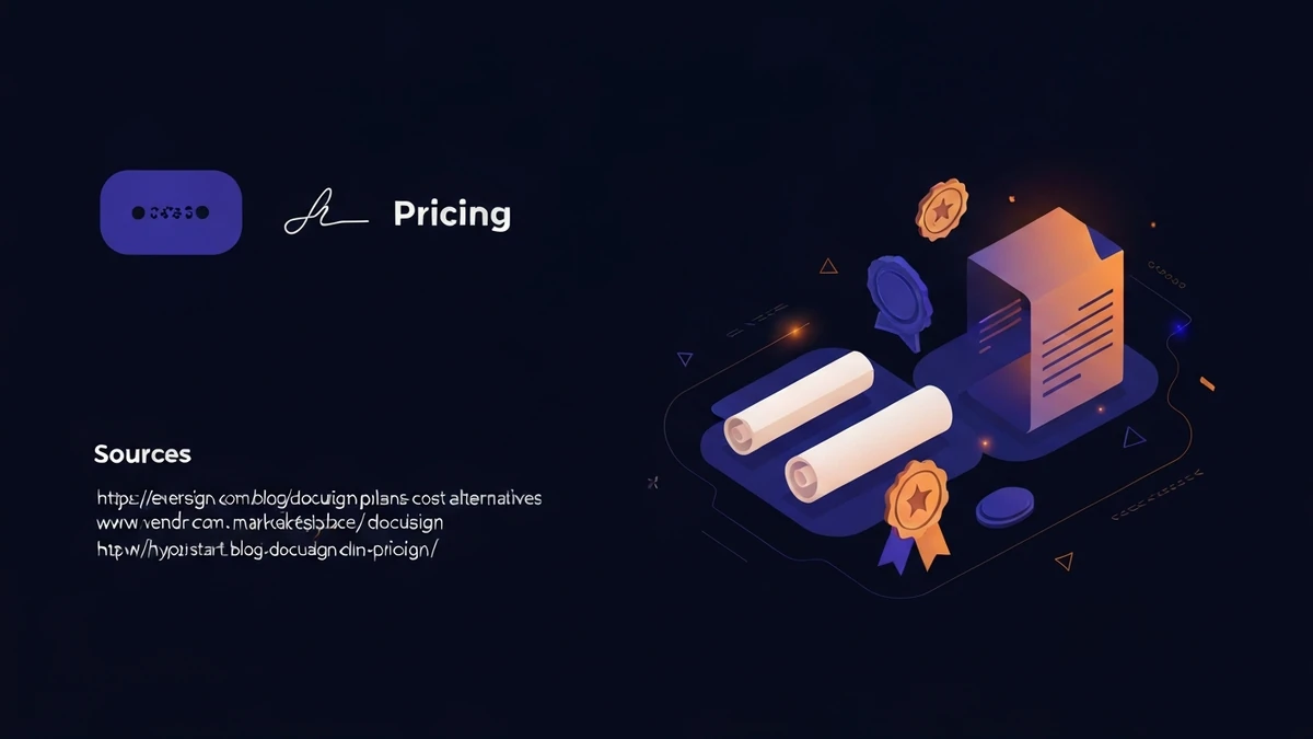 docusign pricing screenshot