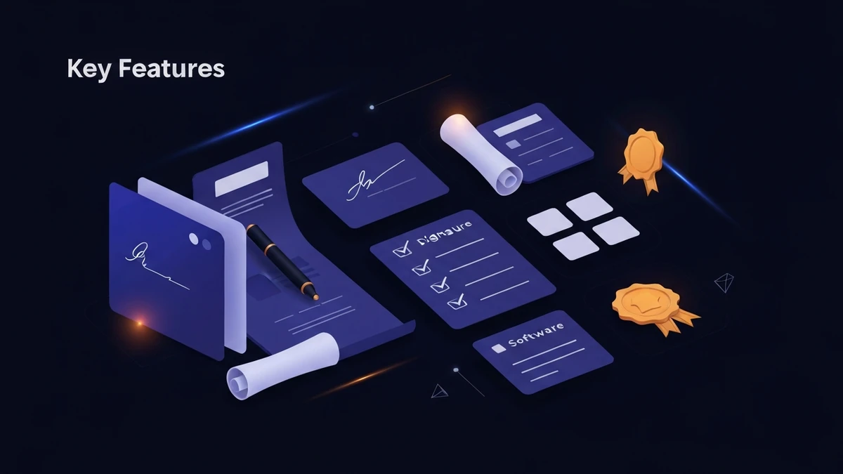 Features comparison for e-signature software