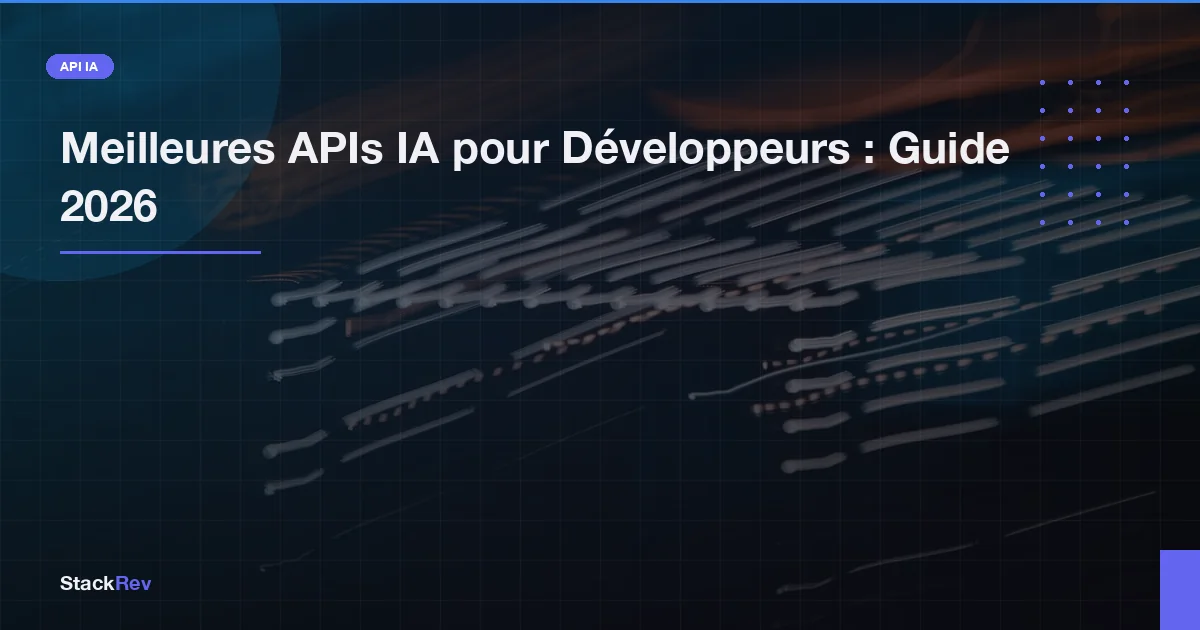 Meilleures APIs IA pour Développeurs : Guide 2026
