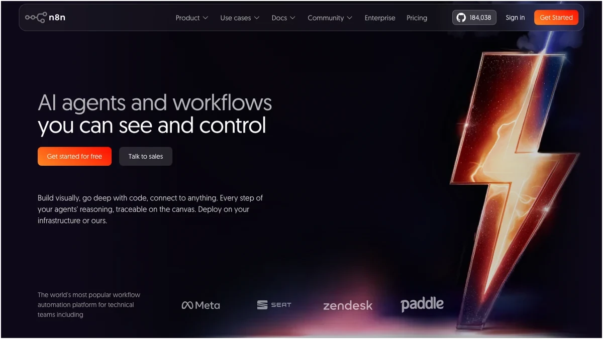 n8n alternatives screenshot