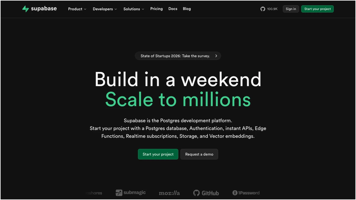 Pricing comparison for supabase vs firebase