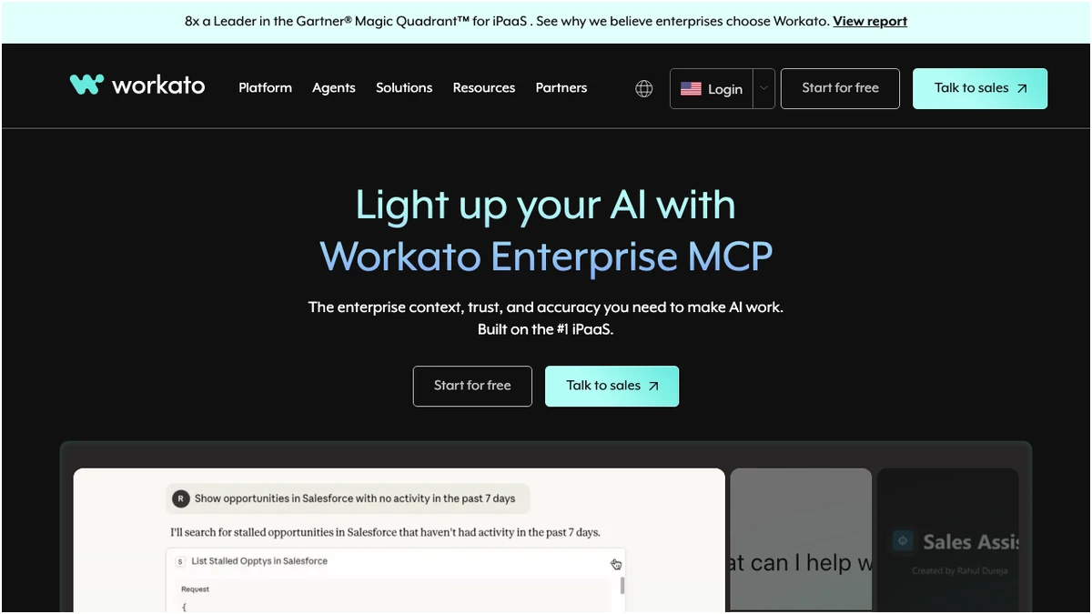 zapier vs workato screenshot